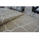 Teppich SENSE Micro 81220 TRELLIS beige/weiß 