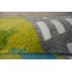 Covor Paint sfert de rotund G4777 - Străzi gri și crem