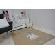 Alfombra GLOSS moderno 6776 85 elegante, marco, griego negro / marfil
