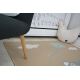 Alfombra GLOSS moderno 6776 85 elegante, marco, griego negro / marfil
