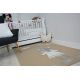 Alfombra GLOSS moderno 6776 85 elegante, marco, griego negro / marfil
