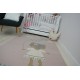 Teppich für Kinder LOKO Maus rosa Antirutsch