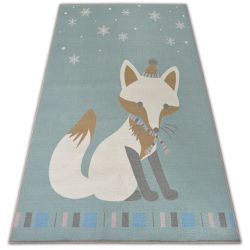 Alfombra infantil LOKO Zorrito verde Antideslizante