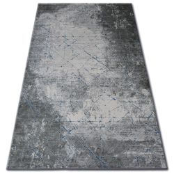 Modern MEFE carpet 2312 Ornament, frame - structural two levels of fleece grey 