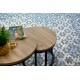 Alfombra MEFE moderna 8504 Conducción, flores - Structural dos niveles de vellón gris oscuro