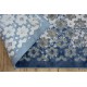 Alfombra MEFE moderna 8504 Conducción, flores - Structural dos niveles de vellón gris oscuro
