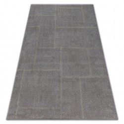 Carpet SOFT 8031 RECTANGLES brown / beige