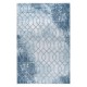 Teppe akryl VALENCIA 3951 sekskant blå / grå