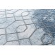 Tapijt ACRYL VALENCIA 3951 HEKSAGON blauw / grijskleuring
