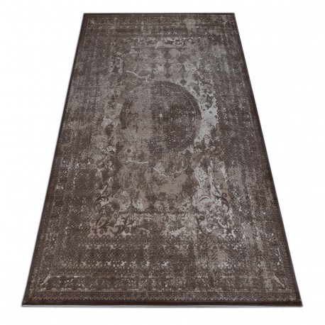 Alfombra de pasillo Structural MEFE 2783 Mármol dos niveles de vellón gris 