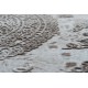 Alfombra de pasillo Structural MEFE 2783 Mármol dos niveles de vellón gris 