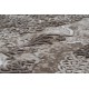 Alfombra de pasillo Structural MEFE 2783 Mármol dos niveles de vellón gris 