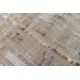 MEFE futó szőnyeg Structural 2813 Keret, görög kulcs két szintű gyapjú szürke 