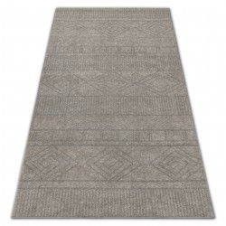 Carpet SOFT 8040 AZTEC BOHO cream / light beige
