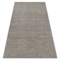 Paillasson antidérapant pour les mètres courants MAGNUS 2954 Zigzag extérieur, intérieur gris