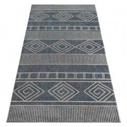 Dywan SOFT 8040 AZTECKI BOHO szary