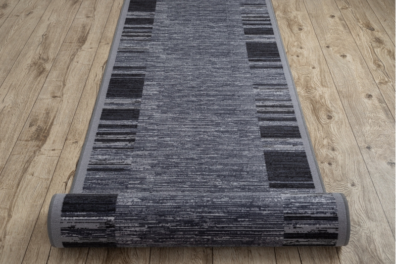 Tapis De Couloir Long Et étroit 1x4 M - Antidérapant Et Lavable - Design Vintage Moderne - Pour Cuisine, Escalier, Entrée