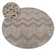 Tappeto NATURE cerchio SL100 beige DI SPAGO SIZAL BOHO