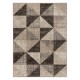 Alfombra FEEL 5672/15055 Triángulos beige/marrón/crema