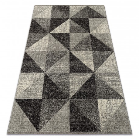 Tapis FEEL 5672/16811 TRIANGLES gris / anthracite / crème