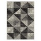 Alfombra FEEL 5672/16811 Triángulos gris/antracita/crema