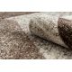 Carpet FEEL 5673/15044 HERRINGBONE d.brown / beige / cream / gray