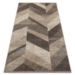 Carpet FEEL 5673/15055 HERRINGBONE beige / brown / cream