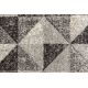 Alfombra de pasillo FEEL 5672/16811 Triángulos gris/antracita/crema