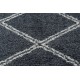 Teppich BERBER ASILA B5970 grau / weiß Franse berber marokkanisch shaggy zottig