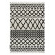 Teppe BERBER SAFI N9040 hvit / svart Frynser Berber marokkansk shaggy