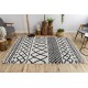 Carpet BERBER SAFI N9040 white / black Fringe Berber Moroccan shaggy