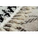 Carpet BERBER SAFI N9040 white / black Fringe Berber Moroccan shaggy