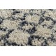 Kulatý koberec BERBER AGADIR GO522, krémovo-šedý - střapce, Maroko, Shaggy