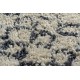 Tepih BERBER AGADIR G0522 krug krem / sive boje Rese berberijski marokanski shaggy