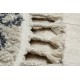 Kulatý koberec BERBER AGADIR GO522, krémovo-šedý - střapce, Maroko, Shaggy