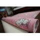 Podna obloga od tepiha HELLO KITTY ružičasta 