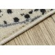 Moderní koberec TINE 75425A Rám, vintage, nepravidelný tvar, šedá, tmavě modrá