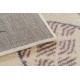 Alfombra TINE 75425A Marco vintage - moderno, forma irregular gris / azul oscuro