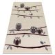 Alfombra TINE 75426A Árbol Madera - moderno, forma irregular crema / gris