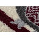 Alfombra TINE 75426A Árbol Madera - moderno, forma irregular crema / gris
