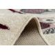 Alfombra TINE 75426A Árbol Madera - moderno, forma irregular crema / gris
