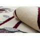 Alfombra TINE 75426A Árbol Madera - moderno, forma irregular crema / gris