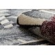 Carpet HEOS 78540 cream / claret LEAVES JUNGLE