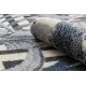 Carpet HEOS 78540 cream / blue LEAVES JUNGLE