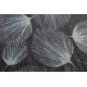 Χαλί HEOS 78545 ανθρακίτης / μπλε φτερά