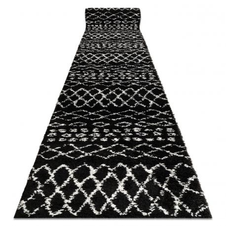 Доріжка килимова BERBER ETHNIC G3802 чорний волохатий
