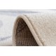 Carpet TINE 75417B Rock, stone - modern, irregular shape cream / grey