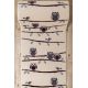 Covor TINE 75419A Mozaic - formă modernă, neregulată - gri / galben