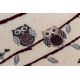 Covor TINE 75419A Mozaic - formă modernă, neregulată - gri / galben