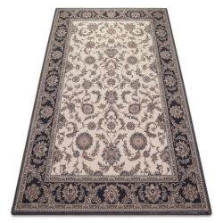 Пуф КВАДРАТ 50 x 50 x 50 см пуф Boho 2816, підніжка, кремовий / сіро-коричневий 